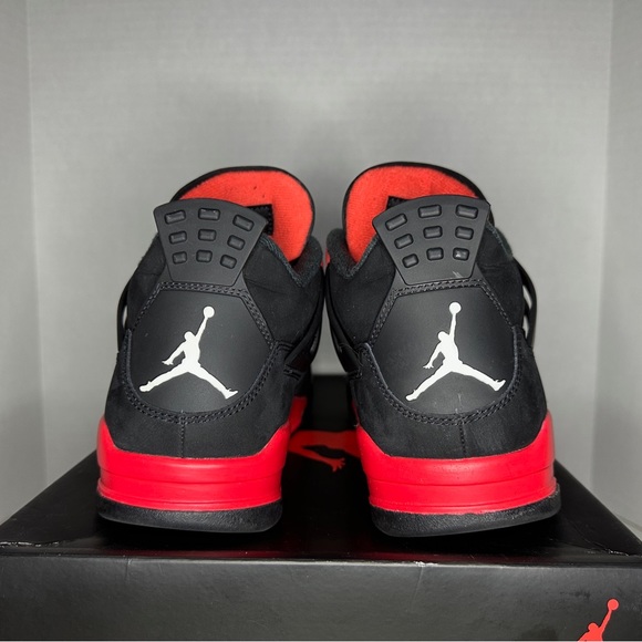 Jordan 4 Retro Red Thunder Size 8.5M Pre-loved - Picture 6 of 7